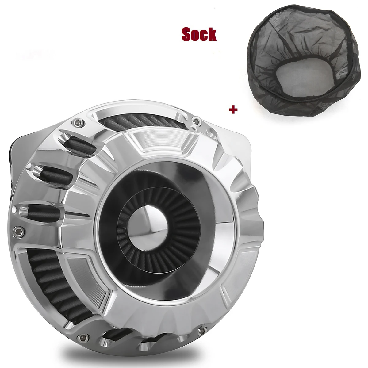 

Rain Socker Cover AIR CLEANER kits For harley FLHX street glide FLTR road glide FLHX ROAD KING FLHT filters 2008-2016 air intake