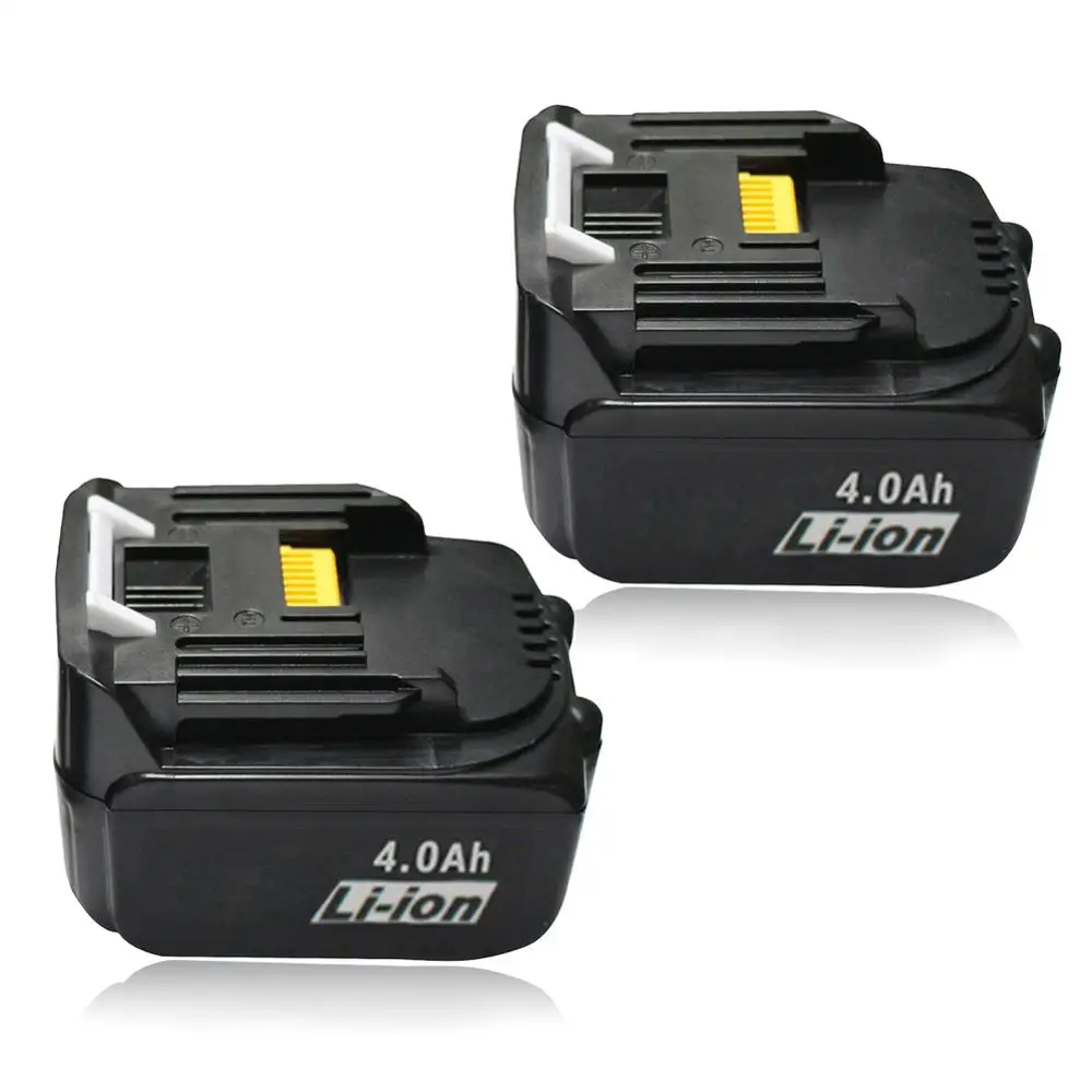 2 шт 14,4 V 4.0Ah литий-ионные аккумуляторы для Батарея для Makita BL1430 BL1440 BDF343 BL1415 194066-1 194065-3 BDF446Z BJV140