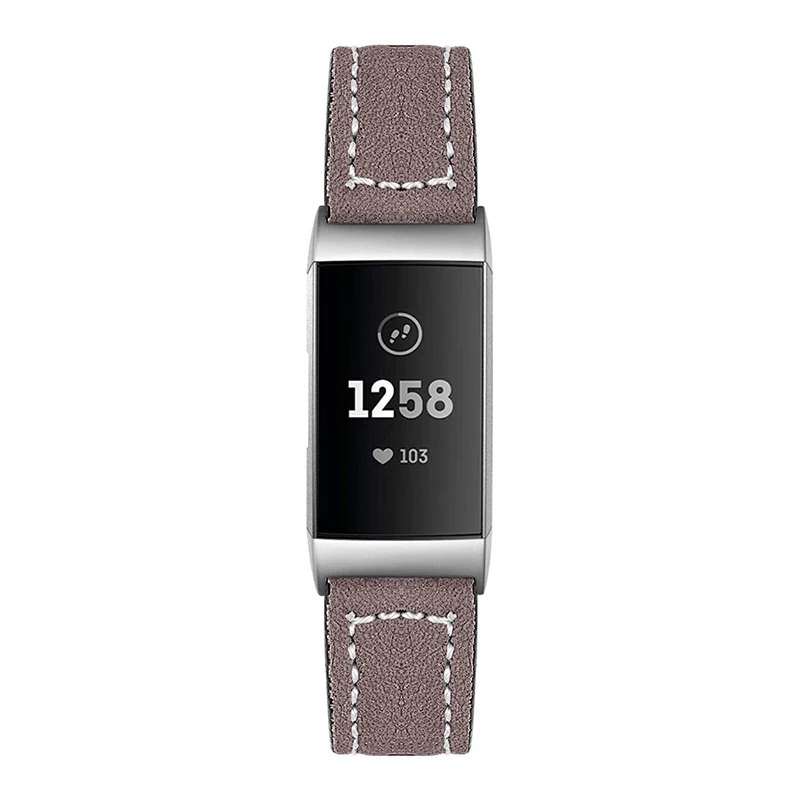 Leather Smart Watch Band Replacement Bracelet Strap for FitbitCharge 3 VDX99 | Электроника