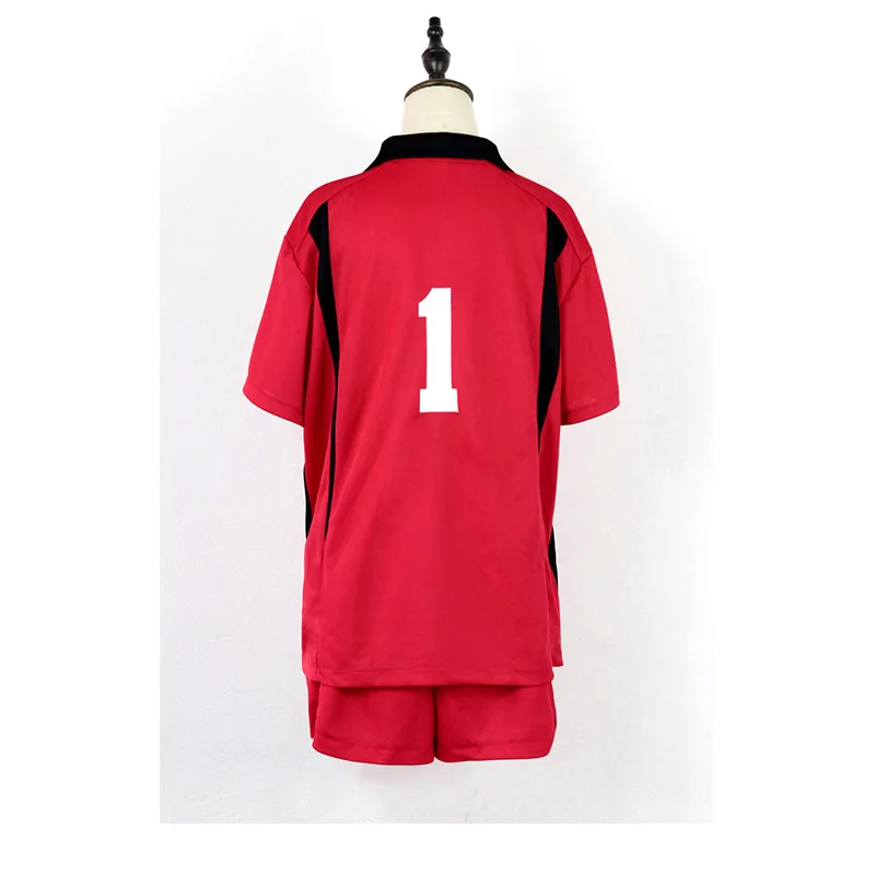 Аниме Haikyuu Cosplay Костюм Nekoma форма Kuroo Tetsurou Volleyball Club футболка спортивная Майки