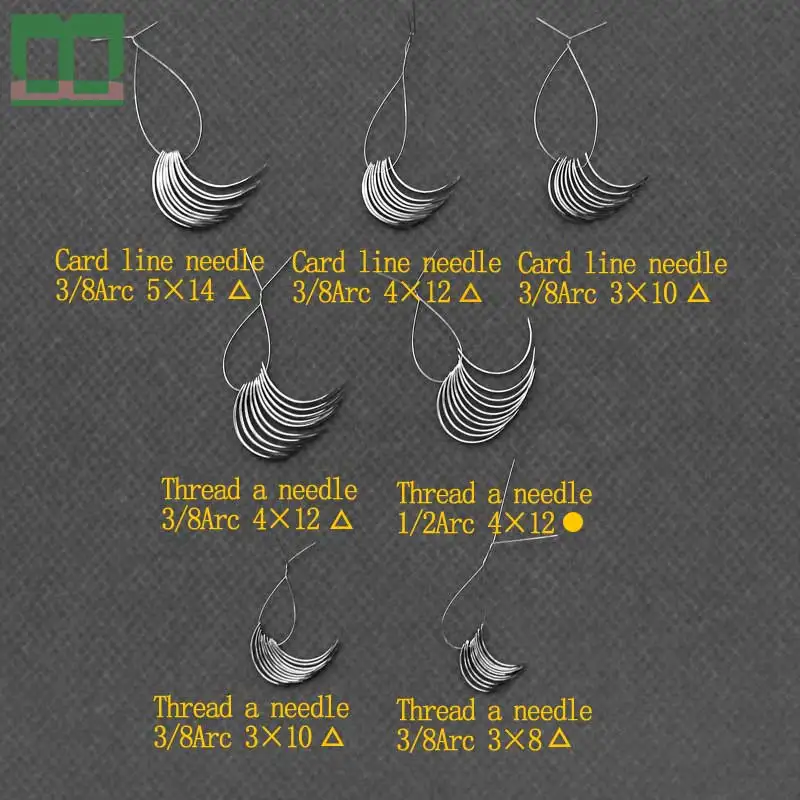 Шовная игла хирургический операционный инструмент для двойного век треугольная