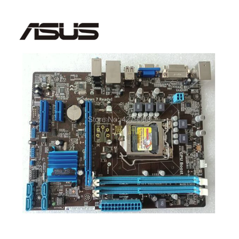 Разъем LGA 1155 для ASUS P8H61 MX материнская плата настольного компьютера H61 i3 i5 i7 DDR3 16G б/у