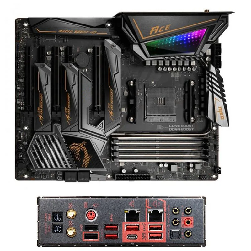 Материнская плата для ПК MSI Мег X570 ACE USB3.0 M.2 Nvme SSD AM4 DDR4 | Компьютеры и офис