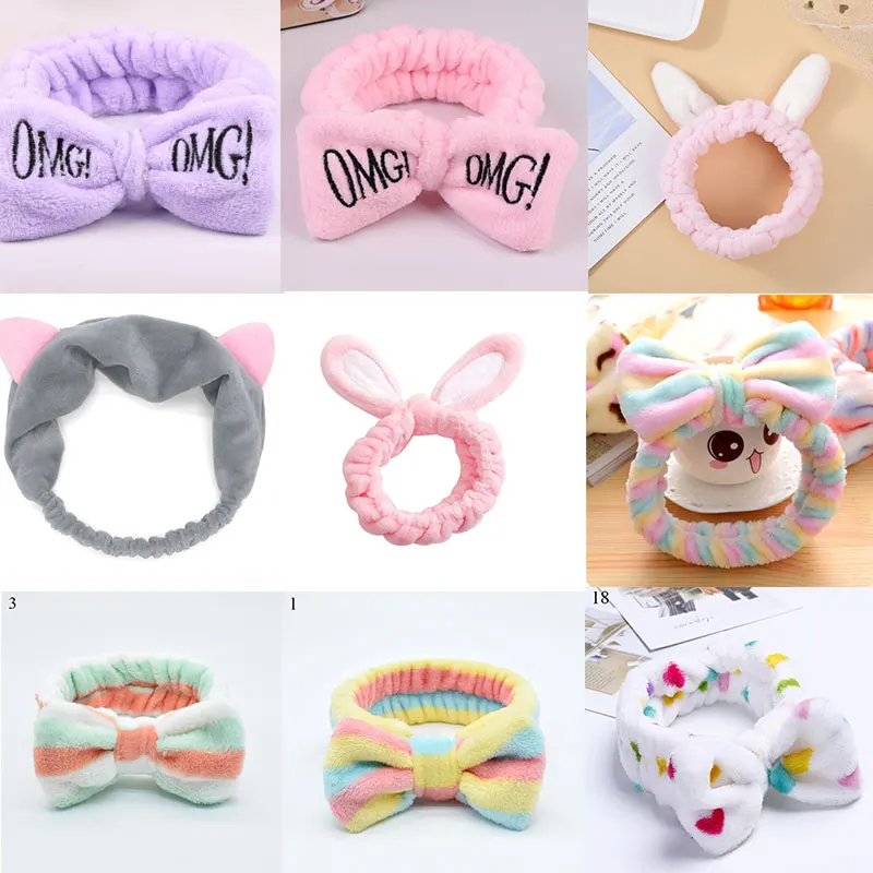 Женская эластичная повязка для волос мытья лица на голову макияжа детская тиара