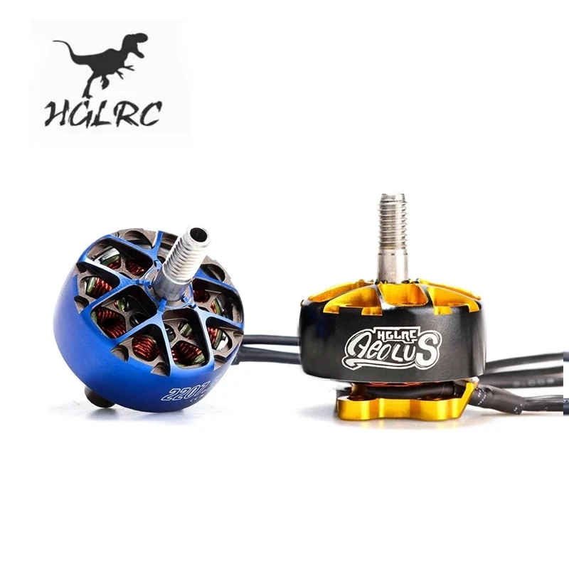 HGLRC Aeolus 2306 5 2550/1900KV 2207 1750/1900/1950/2550KV 4S/6S бесщеточный двигатель для радиоуправляемых