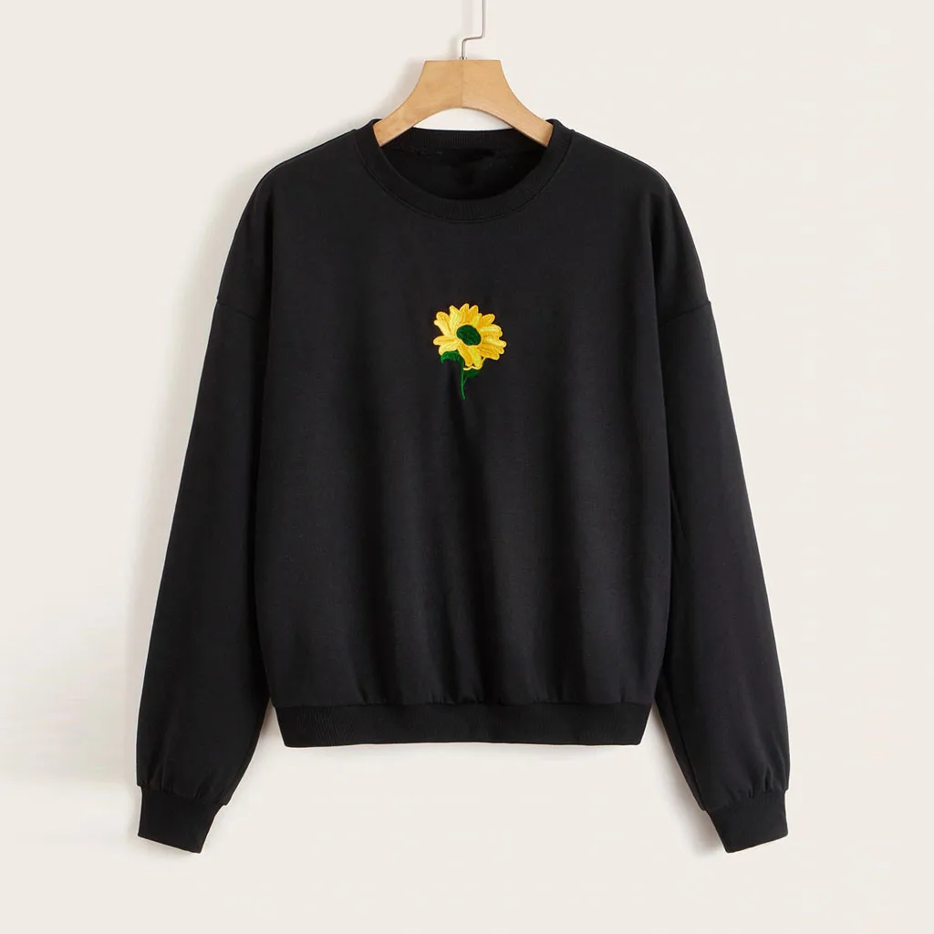 Милые женские толстовки пуловер толстовка с длинным рукавом фланелевый принтом