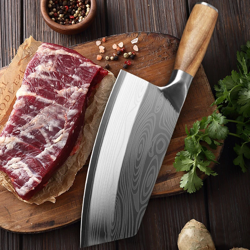 Кухонный нож 5CR1 7 универсальный острый шеф-повар из нержавеющей стали охотничьи