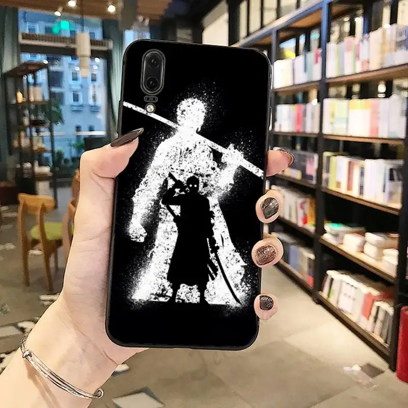 

One Piece Roronoa Zoro Phone Case For Huawei honor Mate P 10 20 30 40 Pro 10i 9 10 20 8 x Lite