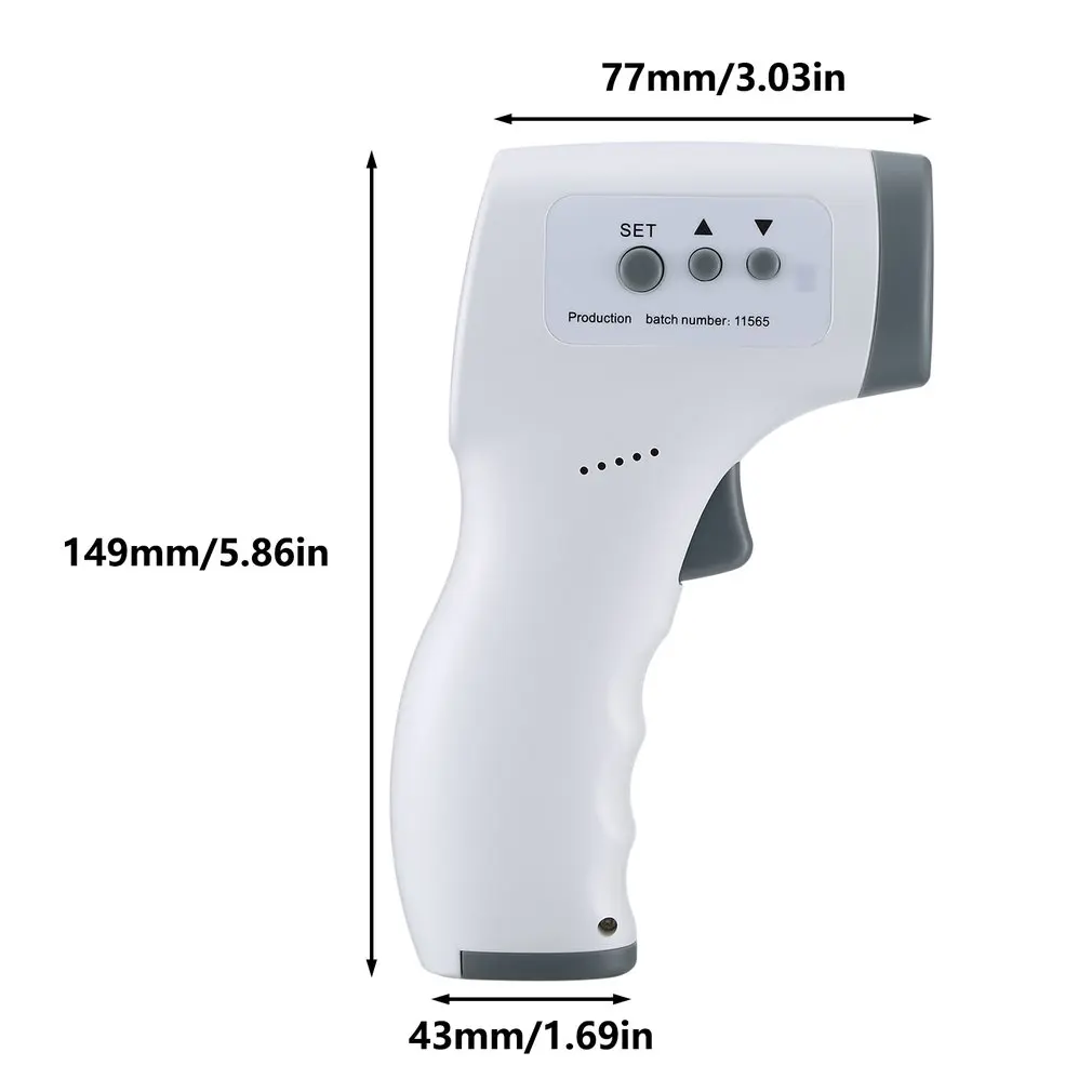 

Digital Non-Contact Body Thermometer Portable Baby Adult IR Ear Forehead Temperature Test Fever Thermometer