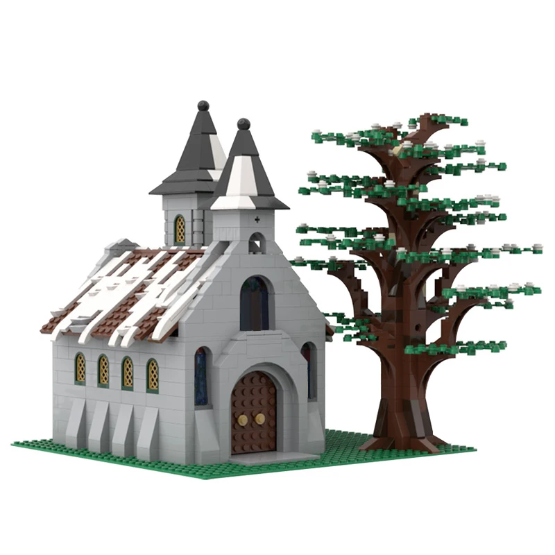 

MOC New The Medieval Smithy Classic Bar Street View Building Blocks Bricks Diy Toys Model Educational Xmas Gift Kids 2997 PCS