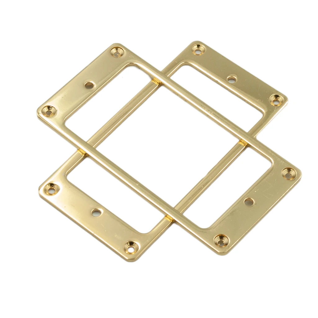 2pcs humbucker pickup ring rahmen elektrische gitarre humbucker pickup rahmen montage ring wschrauben metall gold für elektrische gitarre free g