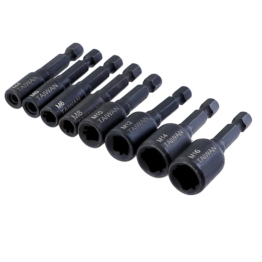 8 шт. набор гаечных ключей шестигранный хвостовик 1/4 дюйма|Сверла| |