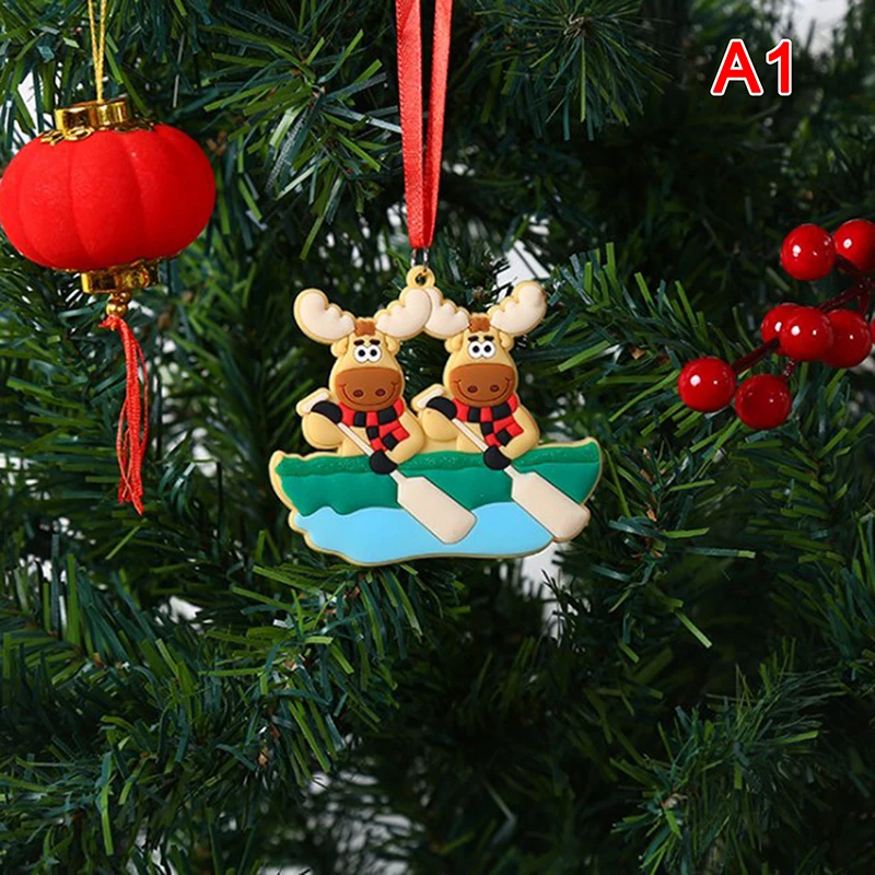 

Christmas Ornaments Reindeer Decoration With PVC Personalized Hanging
