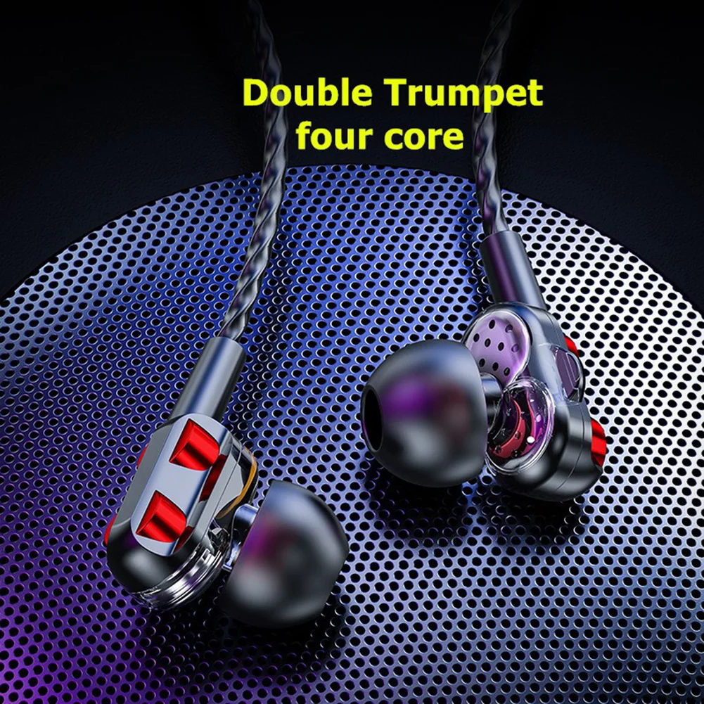 Профессиональные наушники супер бас гарнитура в ухо Спортивная с микрофоном