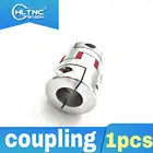 1 шт. Гибкая челюсть CNC Паук Слива муфта вала D40 l55 мм 1214 мм с шпоночным пазом 5 мм на одном конце