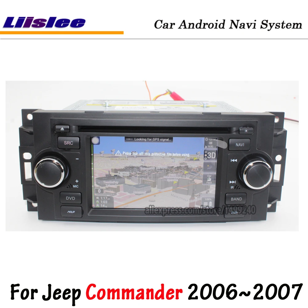 Автомобильный Android мультимедийный дисплей для Jeep Commander 2006 2007 автомобильный Радио HD экран дисплей ТВ CD DVD плеер gps навигационная система