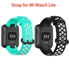 Ремешок силиконовый для Xiaomi MI Watch Lite, цветной спортивный браслет для Redmi Smart Mi Watch