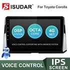 Автомобильное радио ISUDAR IPS для Toyota Corolla 2018 2019 Android Авторадио мультимедийный GPS DVR камера Голосовое управление USB no 2 din V57S