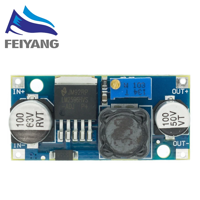 LM2596HVS LM2596 HV LM2596HV DC Регулируемый Модуль ldo понижающего преобразователя Мощность 4 5