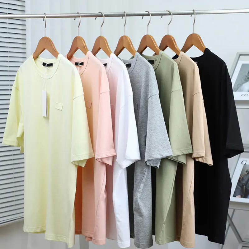 

Women t-shirt simple Classic smiley embroidery o-neck short sleeve tees casual wild fashion lady cotton t-shirt 2022 new