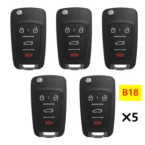 KEYDIY (5 шт.лот) B18 KD пульт дистанционного управления 3 + 1 кнопка B Series дистанционный ключ для машины URG200KD900KD200