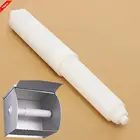 Розничная продажа, 15 см держатель рулона бумаги, пластиковый держатель рулона туалетной бумаги, держатель рулона туалетной бумаги, шпиндель, загруженный для ванной комнаты, туалета, белый
