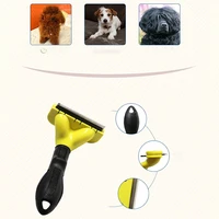 pet comb hair removal dog brush open knot knife fur trimming cat grooming tool safe pets hair brushes puppy supplies large dog