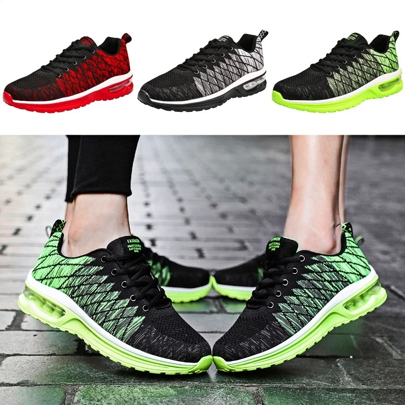 Кроссовки спортивные для мужчин и женщин модная дышащая Уличная обувь бега