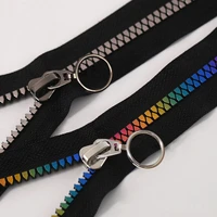 80cm 8 open end resin zipper for sewing jackets coat down multi color teeth zippers zip for sewing diy garment accessories