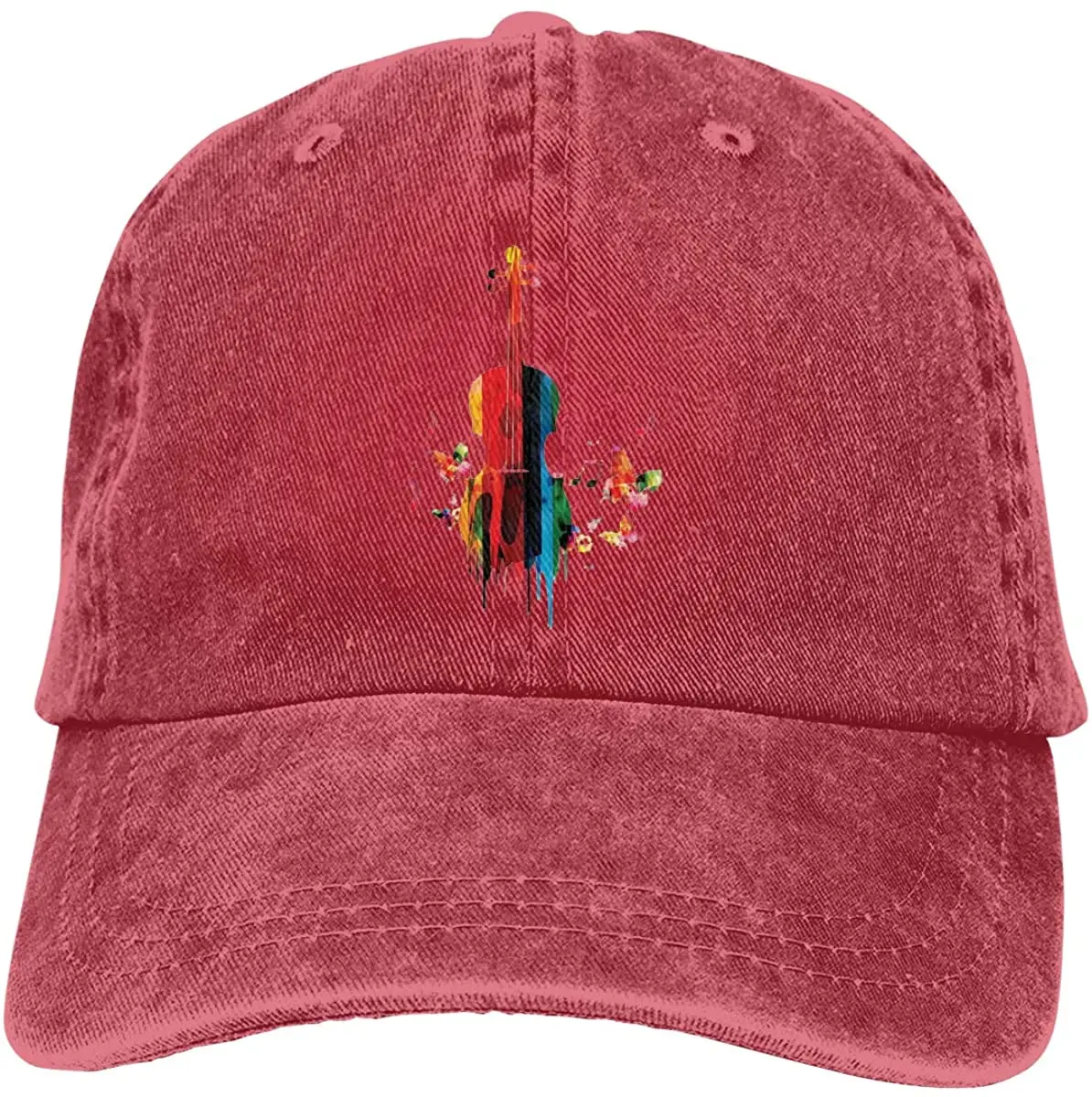 

Классическая Регулируемая джинсовая кепка с бабочкой, музыкой гитары, бейсболка, кепки для женщин и мужчин