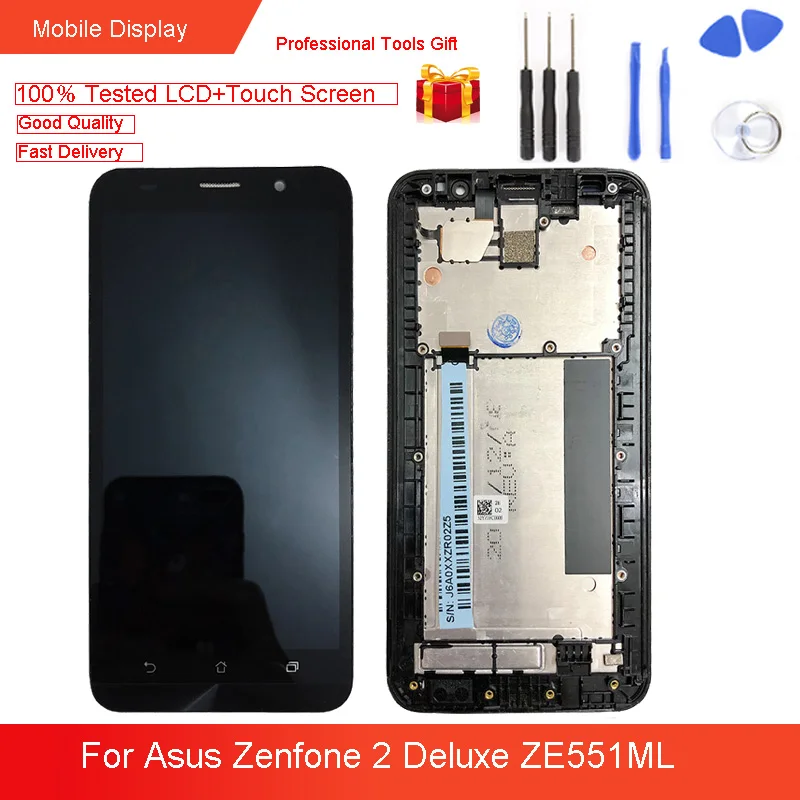 ЖК дисплей 5 &quotAAA + для Asus Zenfone 2 Deluxe ZE551ML дигитайзер Замена сенсорного экрана с
