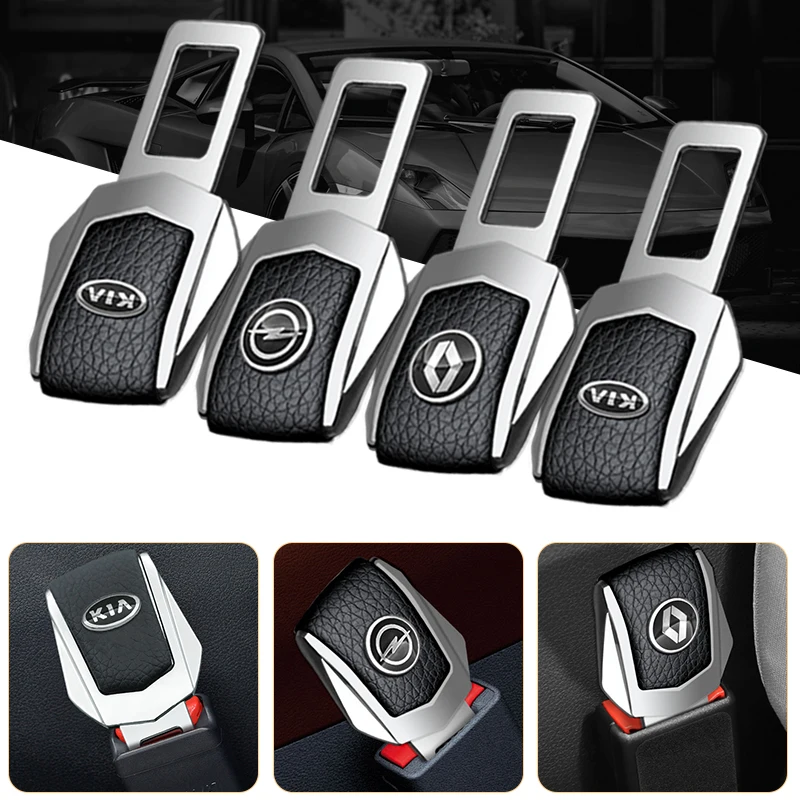

1pcs Universal Metal Leather Car Safety Buckle Clip Plug For Citroen C1 C2 C3 C4 C5 C6 C8 C4L DS3 DS4 DS5 DS5LS DS6 Auto Goods