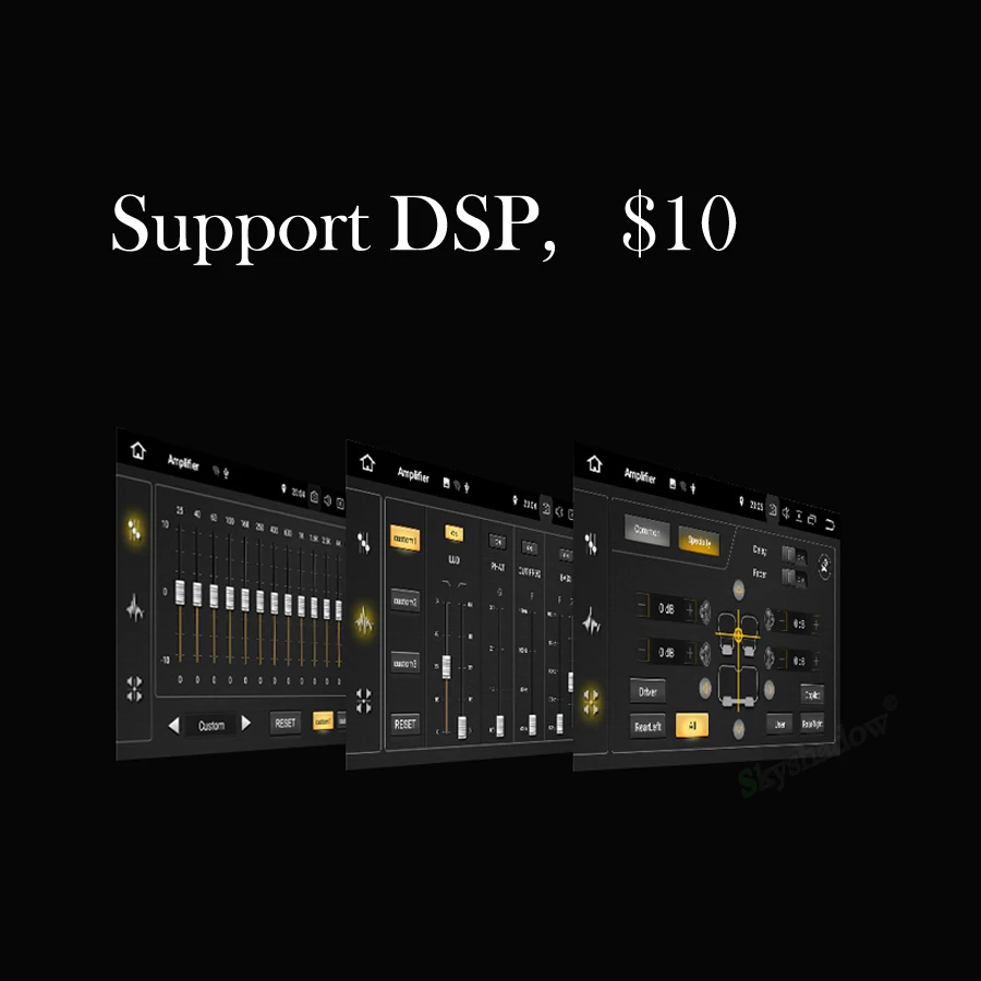 DSP IPS Android 10 8Core 4G + 32G автомобильное радио DVD плеер GPS карта RDS wifi Bluetooth 4 2 задняя