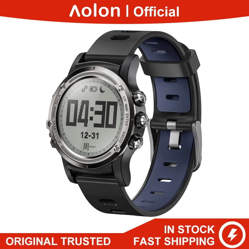Умные часы Aolon P1MINI Strava с GPS профессиональные смарт-часы Apple/Google Health 5 АТМ IP68 50 м