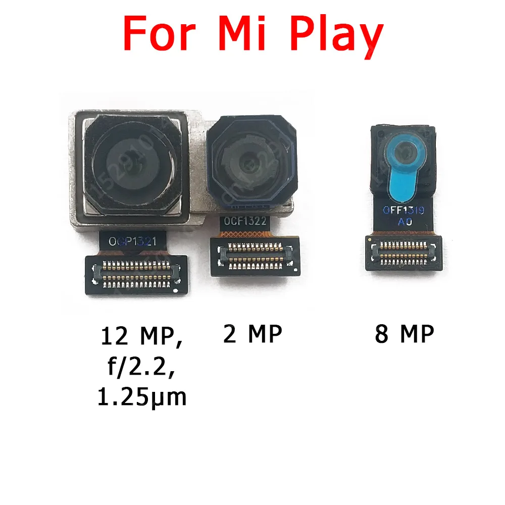 Оригинальная фронтальная задняя камера для Xiaomi Mi Play модуль основной фронтальной