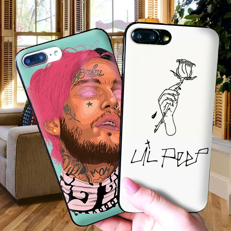 Чехол для IPhone Xr Xs Xsmax X 6 6s 7 8 Plus Lil Peep XS Max 9 силиконовая лента Capa | Мобильные телефоны