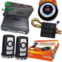 kunfine smart security car alarm passive keyless entry auto central lock push button car engine start stop compatiable 1100bn