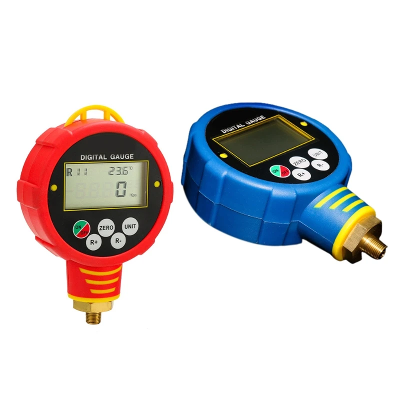 

Manifolds Refrigeration with 1/8in npt Connector Mechanical Equipment Digital Pressure Gauge Vacuum Meter 100Bar/10Mpa