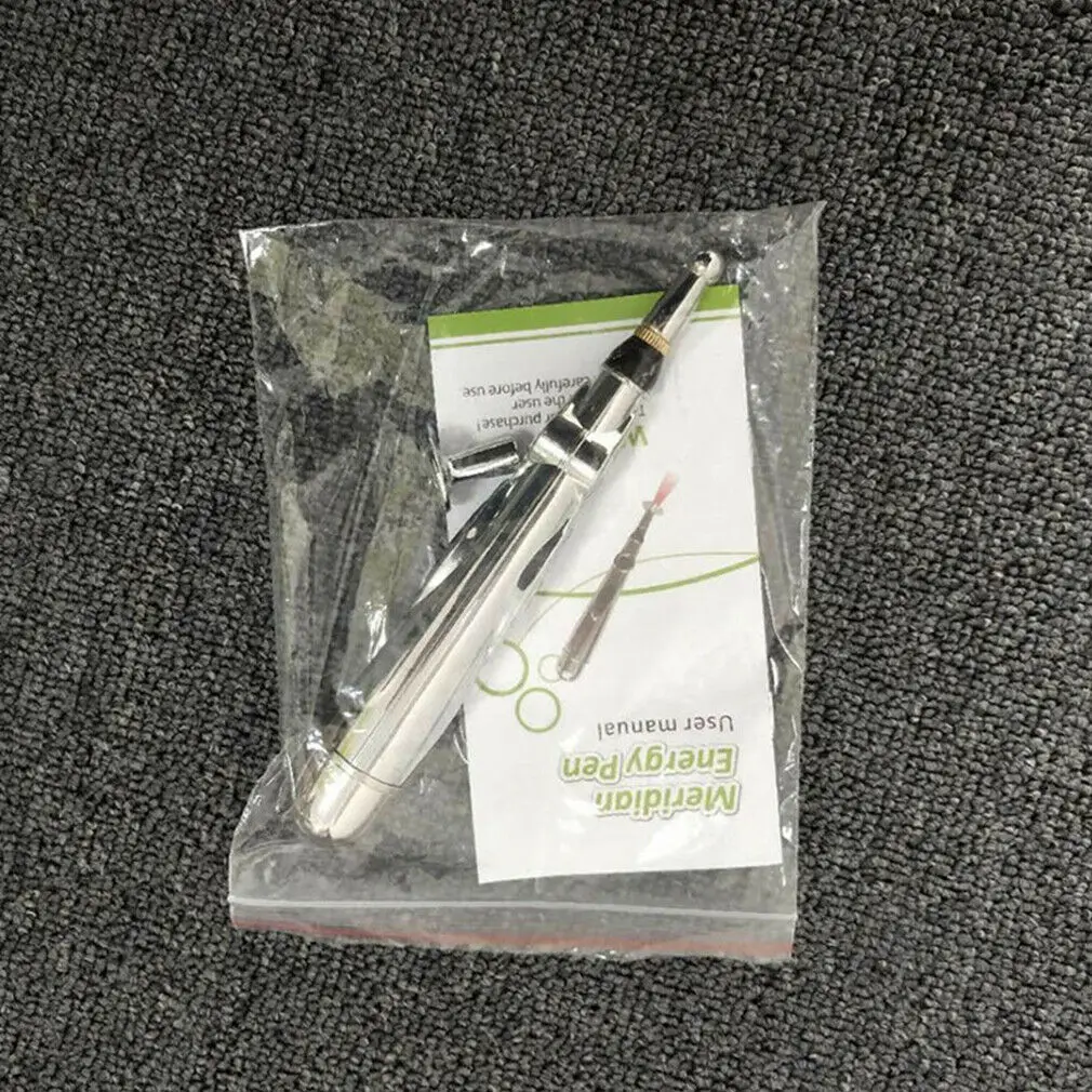 Pen Without Cream Новая электронная Акупунктура Меридиан массажер для тела энергетическая ручка обезболивающий терапия Расслабление тела забота о здоровье - Цвет: Pen Without Cream