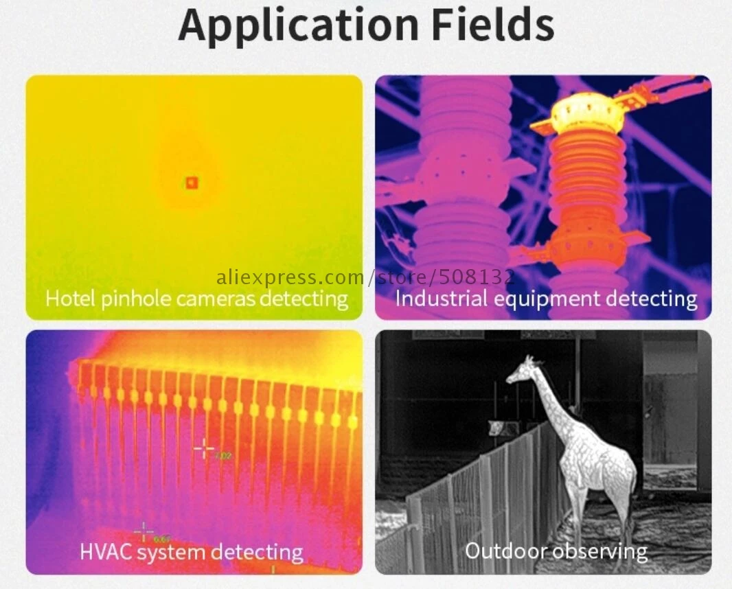 Тепловизор InfiRay T2L инфракрасный термометр для фотосъемки диагностика дефектов