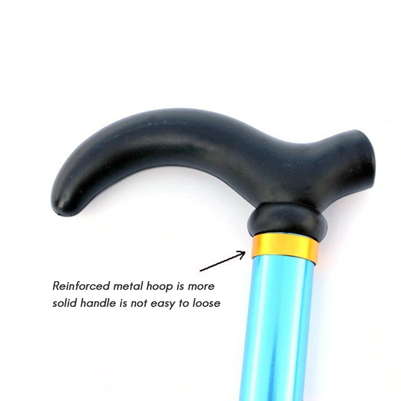 

Aluminum Alloy Telescopic Crutches, Two-Section Telescopic Crutches, Non-Slip Trekking Poles