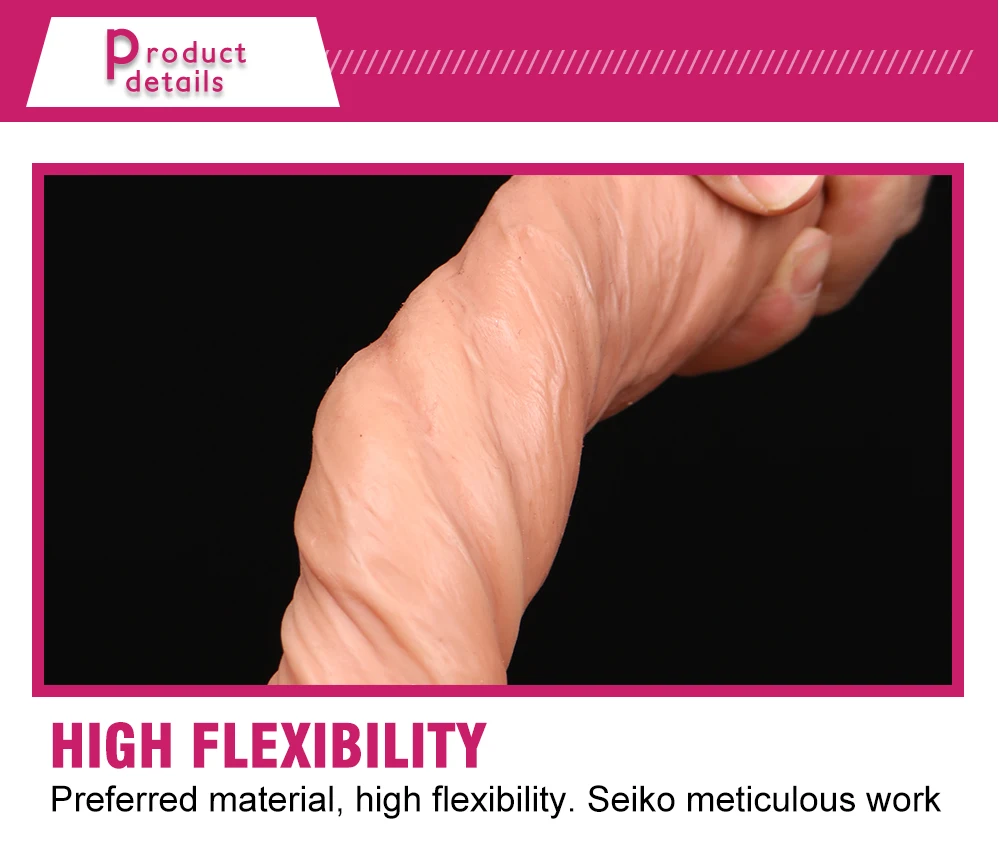 Автоматический телескопический нагрев большой реалистичный фаллоимитатор