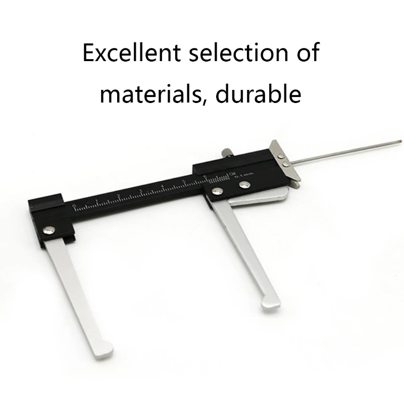 

Brake Disc Thickness Measuring Caliper Vernier Ruler Tyre Tire Tread Depth Gauge 203F