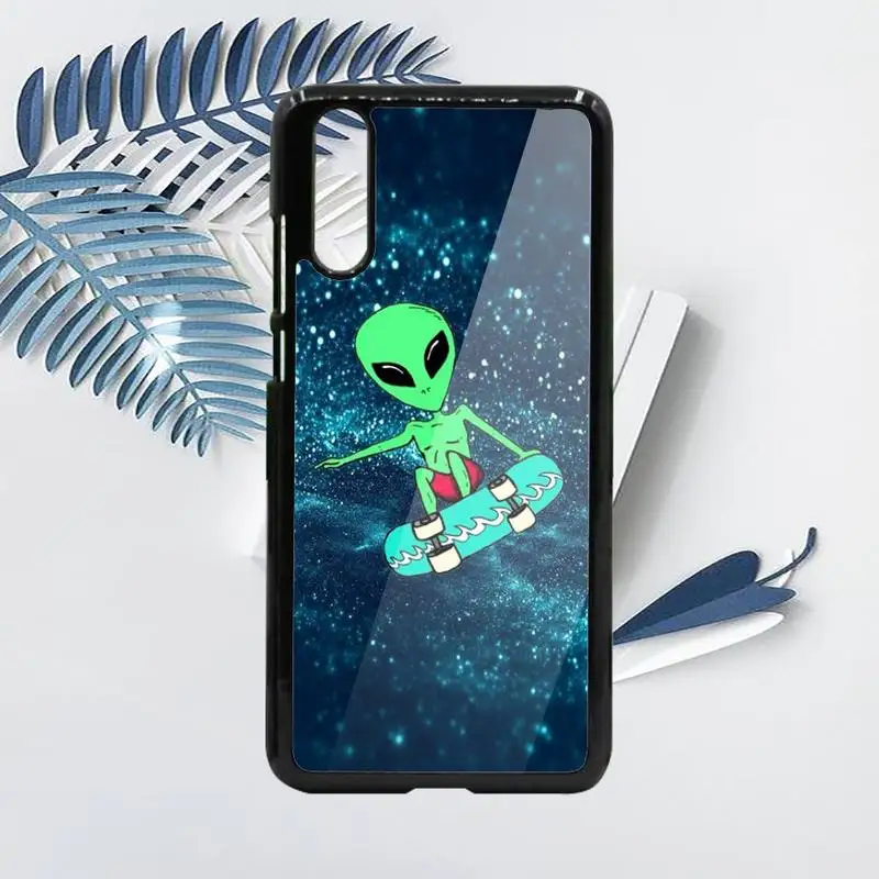 

Cartoon alien space universe Phone Case PC For Samsung galaxy S note 8 9 20 10 e lite2019 plus pro ultra