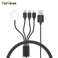 Phone Watch Charger Micro USB Type-C Android 4in1 3in1 2in1 Charging Cable Dock For iphone Apple Watch iWatch Xiaomi Samsung
