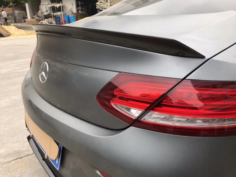 Спойлер для Mercedes C Class W205 спойлер из углеродного волокна заднего багажника крыла
