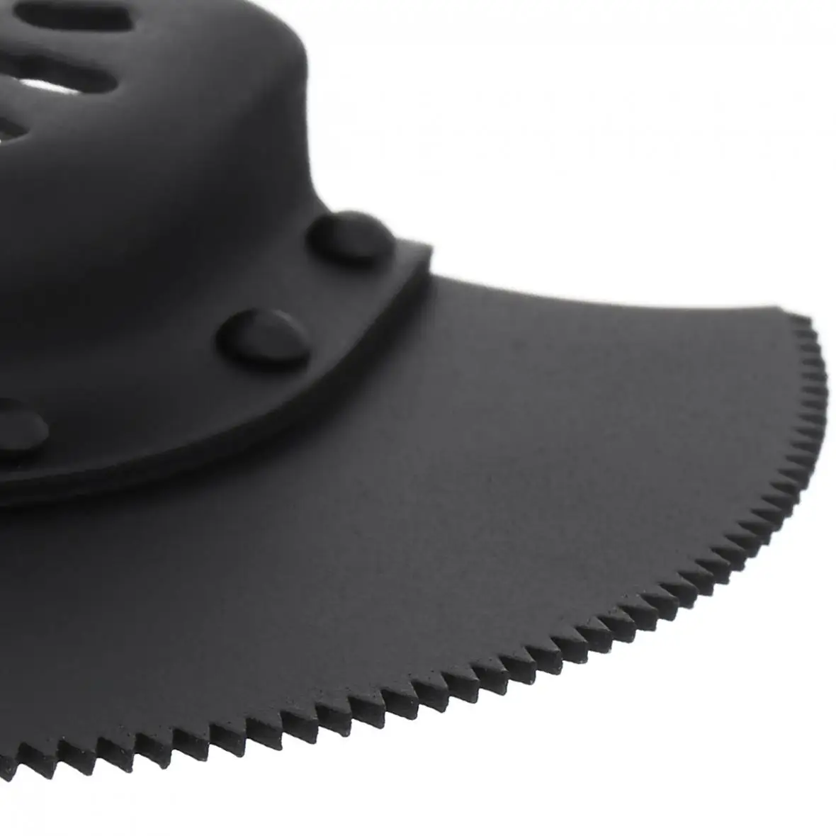 

80mm Black High Speed Steels Semicircular Saw Blade Power Tool Accessories with Sharp Tooth Fit for Wood/Sheet/PVC/Nail Cutting