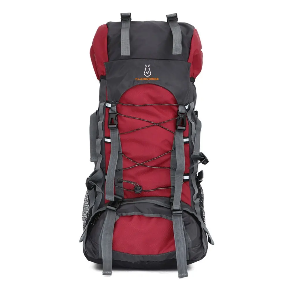 Вместительный рюкзак 60 л для активного отдыха спорта альпинизма с внутренней