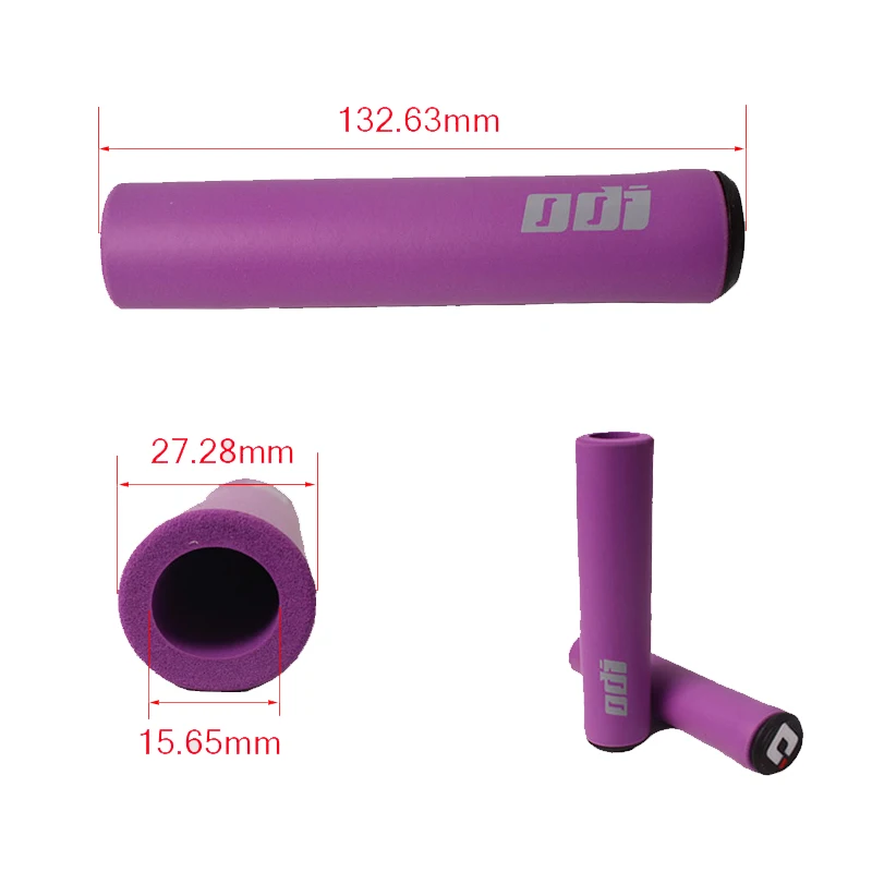 Ручки для велосипеда ODI из силикона MTB ручки Супер Легкие Нескользящие чехлы на руль Амортизация ударов BMX Манжеты Аксессуары на.