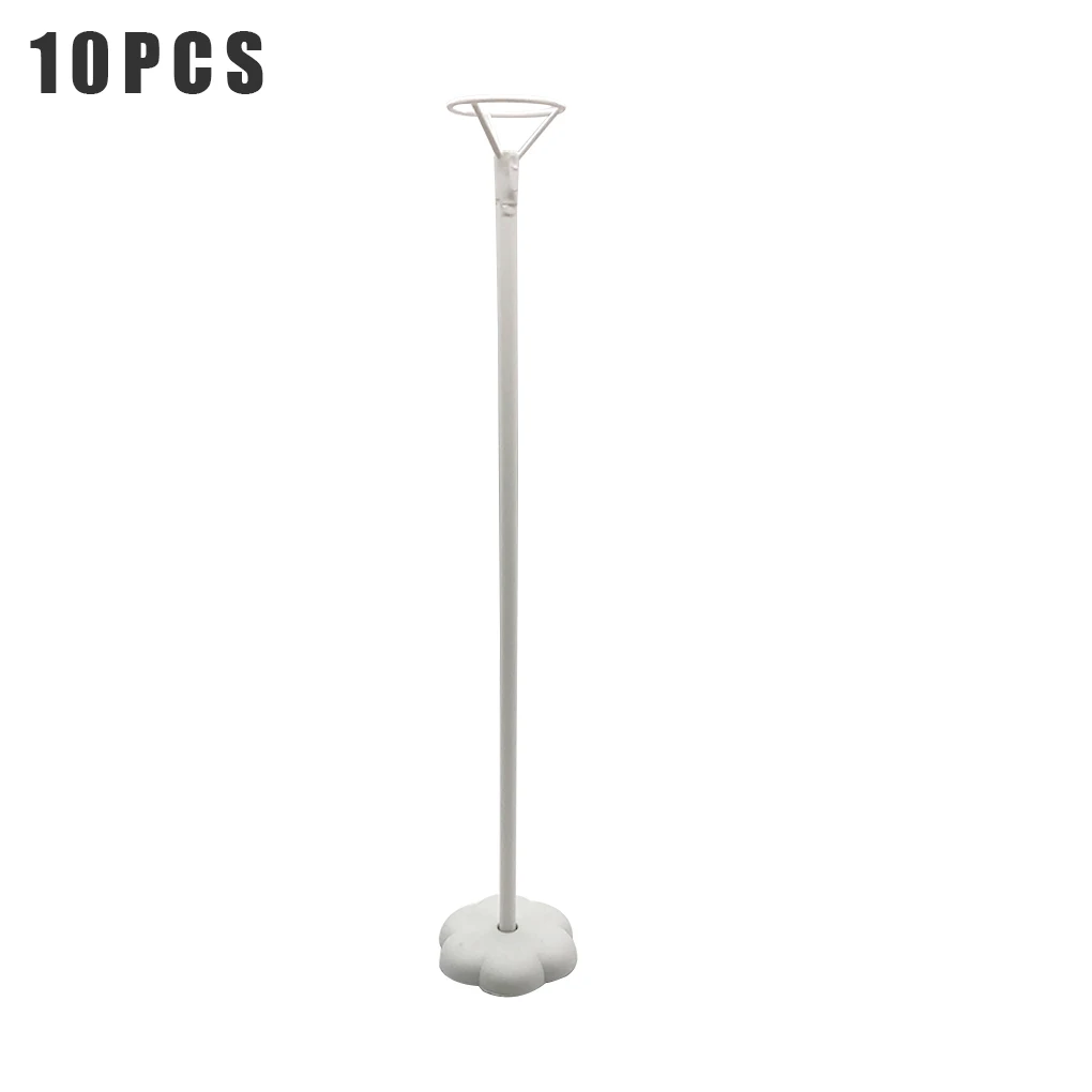 

10pcs Balloon Holder Plastic Support Set Wedding Party Table Decoration Stand Balloon Base Stick Ballon Accessory Holder